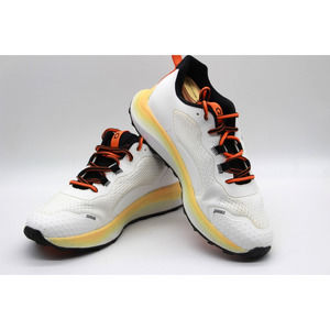 Atom By Fluchos Mens Flaying Fin Running Walking White Orange Athletic SIze 8